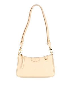 Easy Pouch On Strap, Leather, Cream/Mono Empreinte, NFC, DB/S, 3*